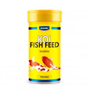 מזון מגורען המכיל מחזקי צבע טבעיים לכל סוגי דגי בריכות נוי, גודל גרגיר 2 מ"מ