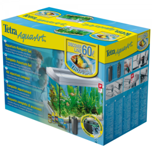 סט אקווריום בנפח 60 ליטר מסדרה Tetra AquaArt Discover Line