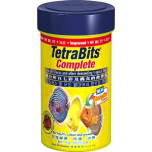 מזון מגורען עיקרי לדיסקוסים, סקאלרים, טרופאוסים, ציקלידים ולסוגי דגים טרופיים אחרים